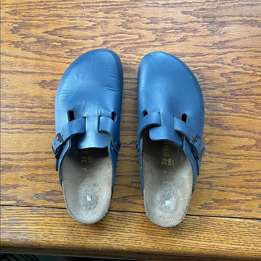 Birkenstock Blue Mules